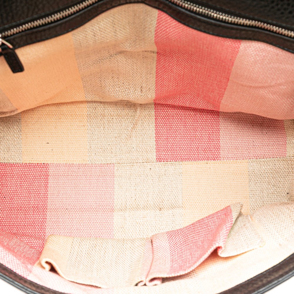 Pre-Loved Gucci Medium Leather Bamboo Daily Satchel - Picture 4 of 12